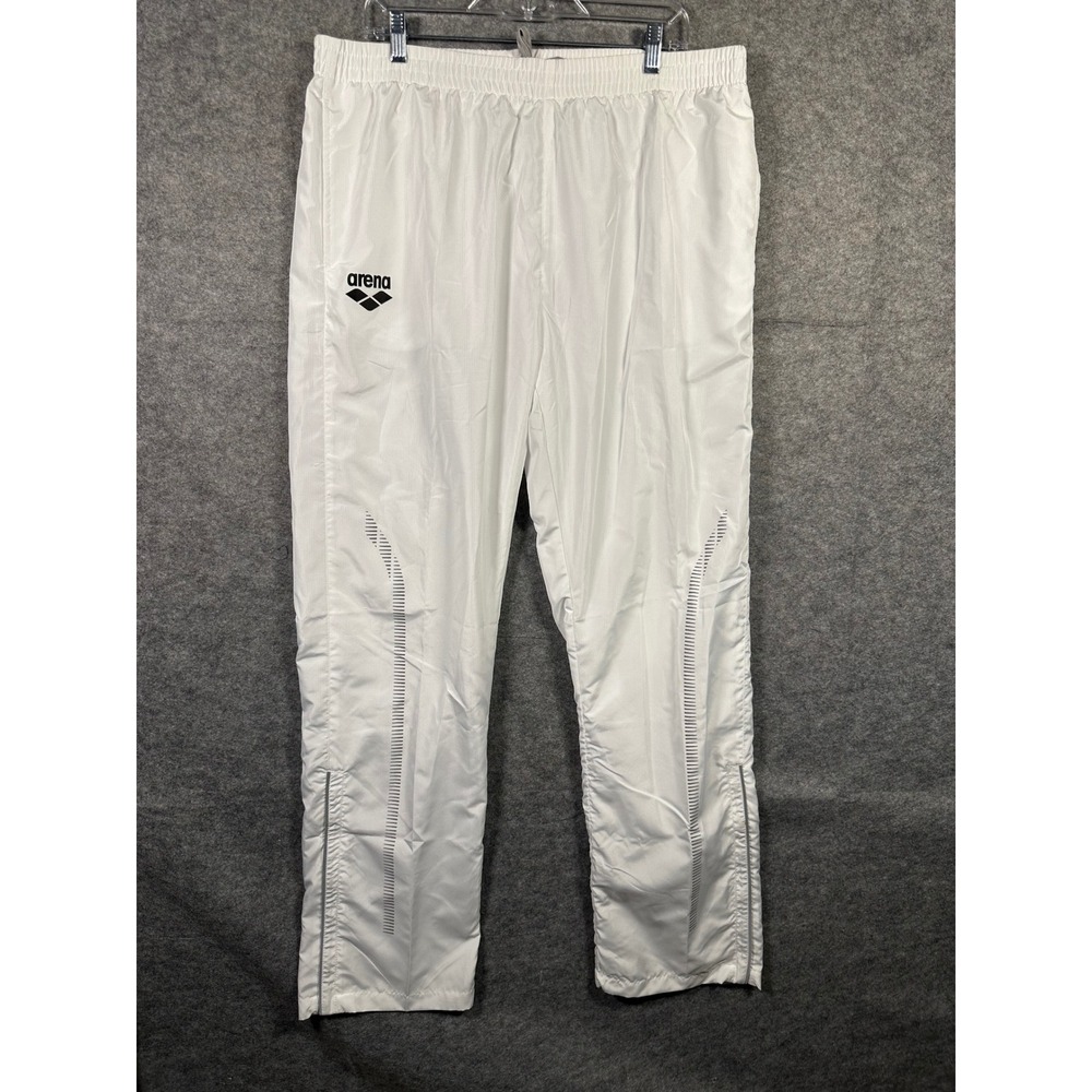 Arena Team Line‎ Warm Up Pants XXL White Track Training Athletic Mens